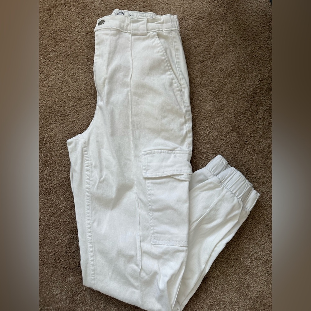 Hollister Ultra High-Rise White Pants